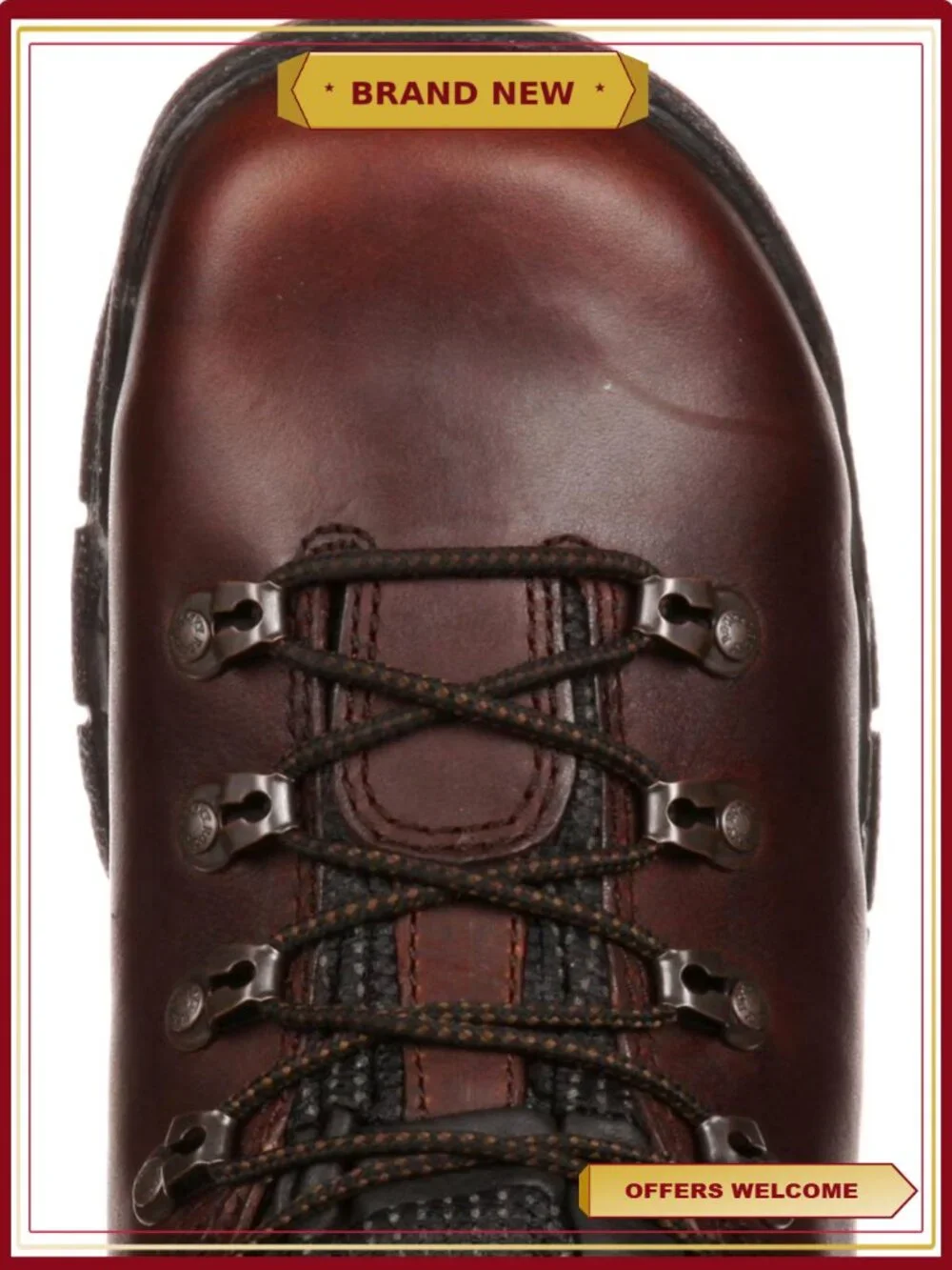 Men's Steel Toe Waterproof Work Boots Wide Width Available